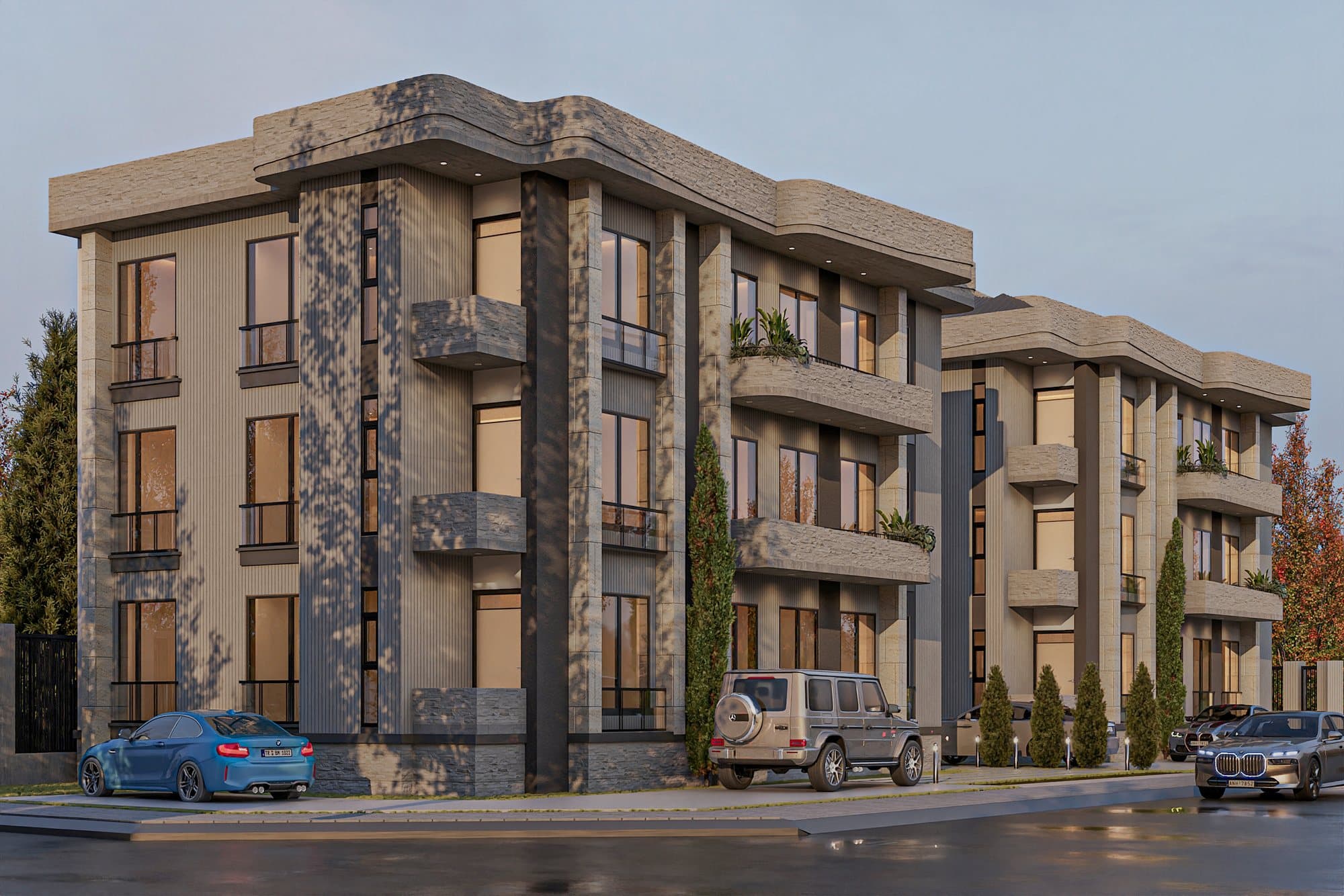 Yazlık 5 Daire + 6 Dükkân — proje görseli